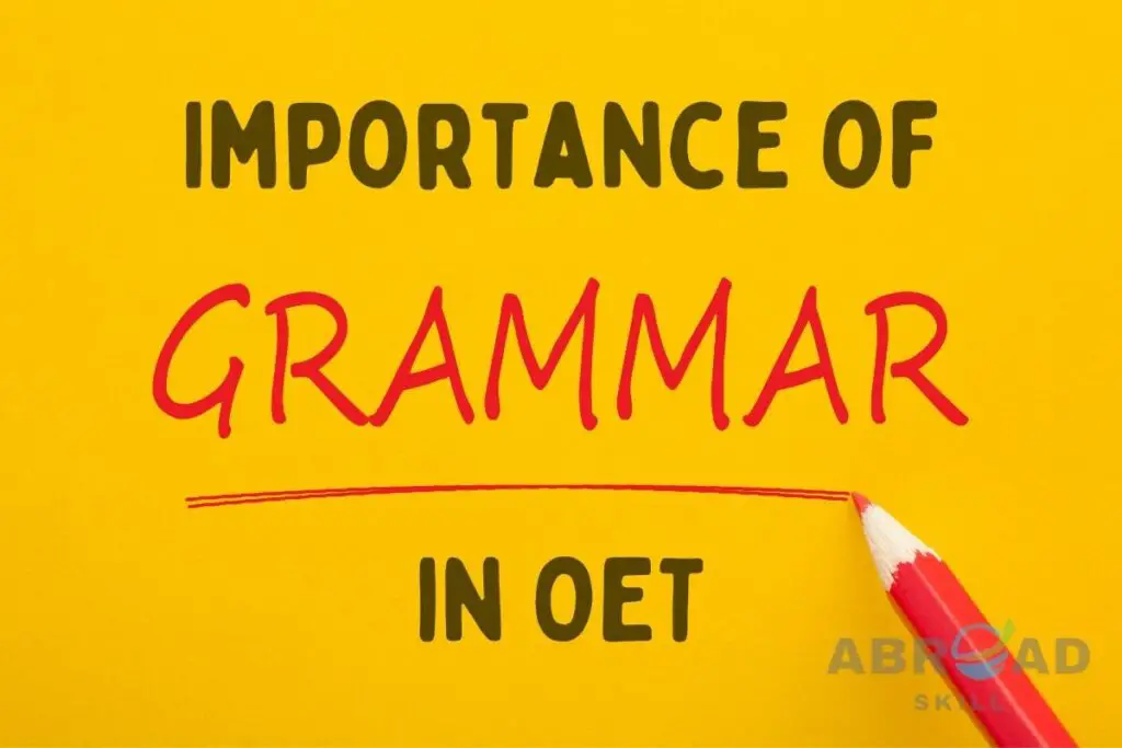 importance of grammar in oet